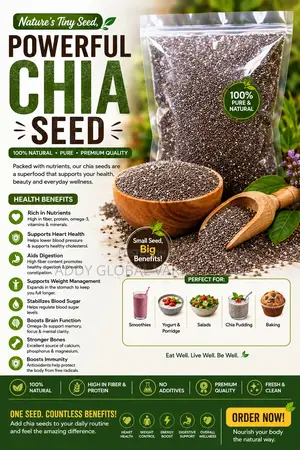 Organic Chia Seeds 1kg