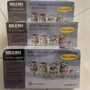 3g-Sdi Belden Brilliance BNC Broadcast Connector 3PieceCrimp 75ω-6 GHz