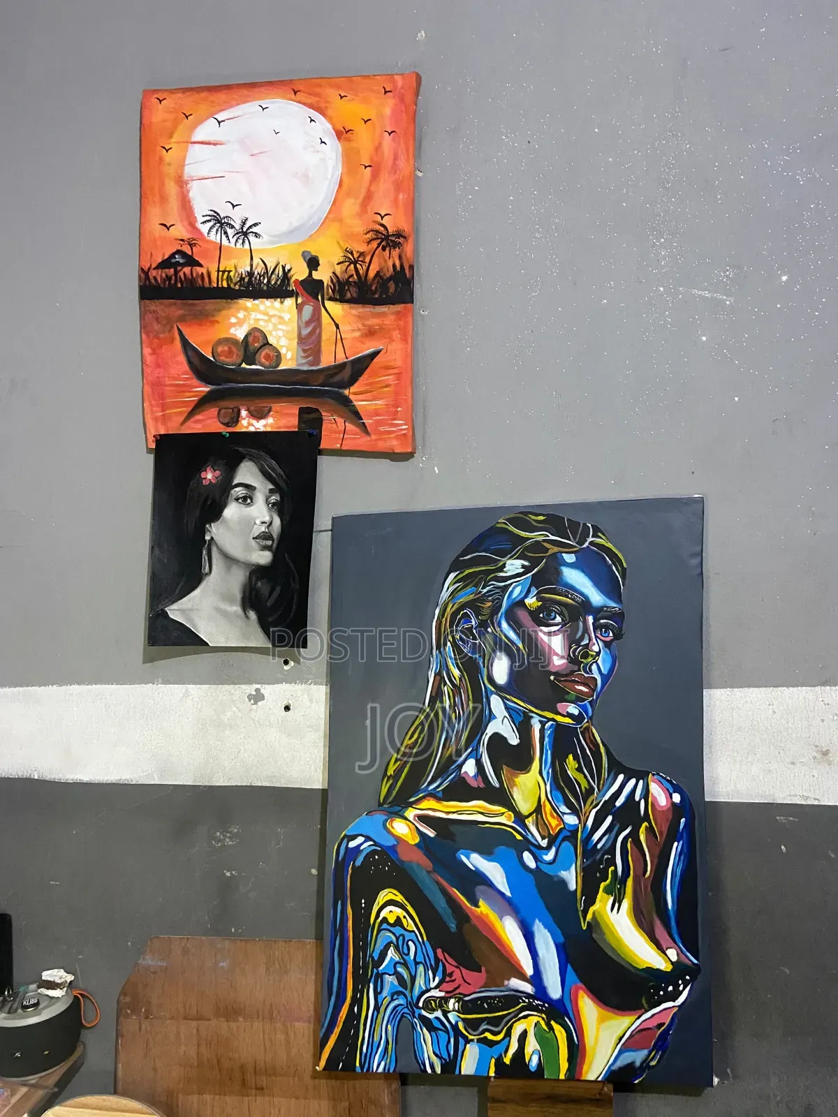 Acrylic Chrome Drawing