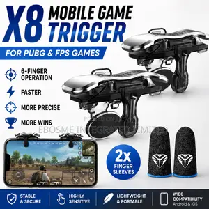 Mobile Game Trigger X8 and Finger Sleeves