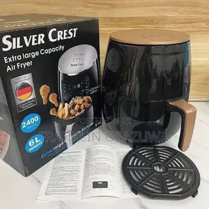 6L Silver Crest Glass Basket Air Fryer1800W – Brand New