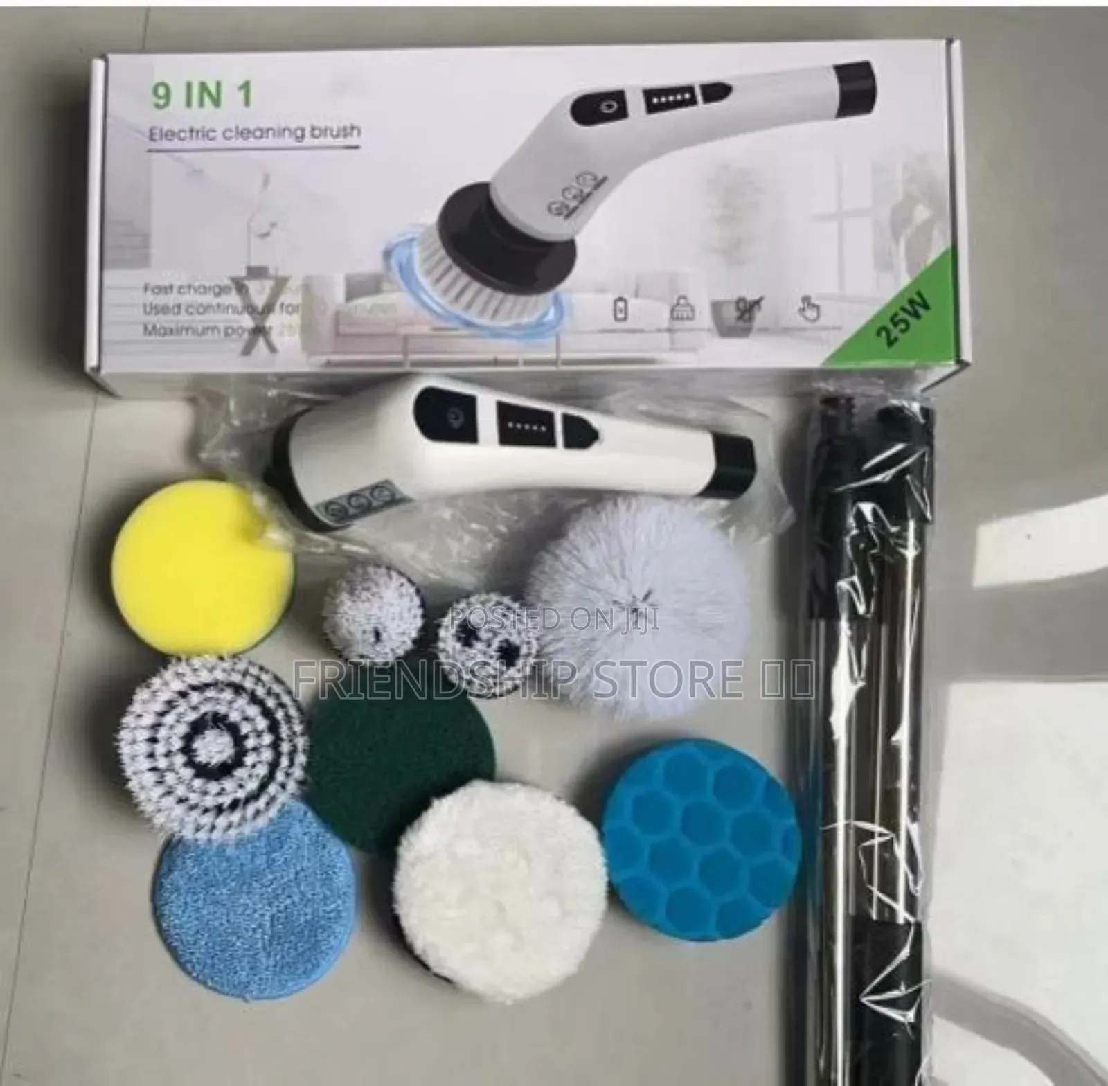 Rechargeable Tornado Spin Scrubber