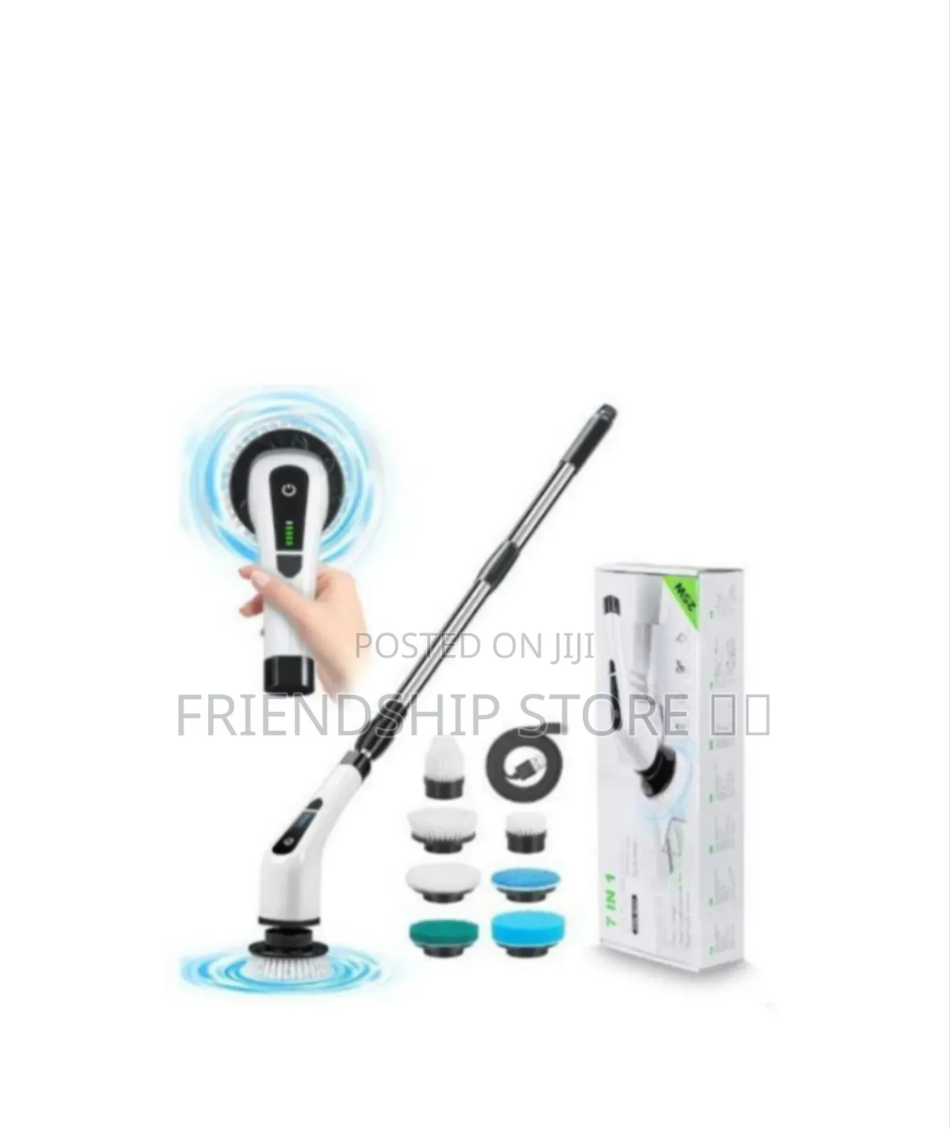 Rechargeable Tornado Spin Scrubber