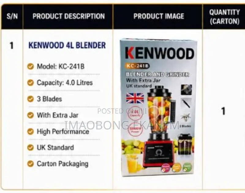 Kenwood Blender