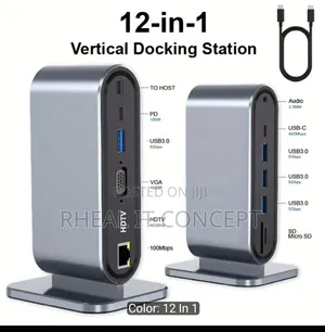 12 in 1 USB C Solid Dock Station