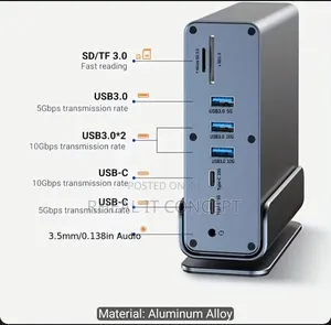 15 in 1 USB C Solid Dock Station