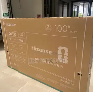 Hisense TV Qled 100 Inch Q7q Smart 144hz VRR Qled Gaming TV