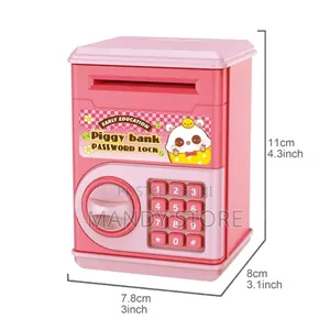 Piggy Bank Toy Box Coin Bank for Kids