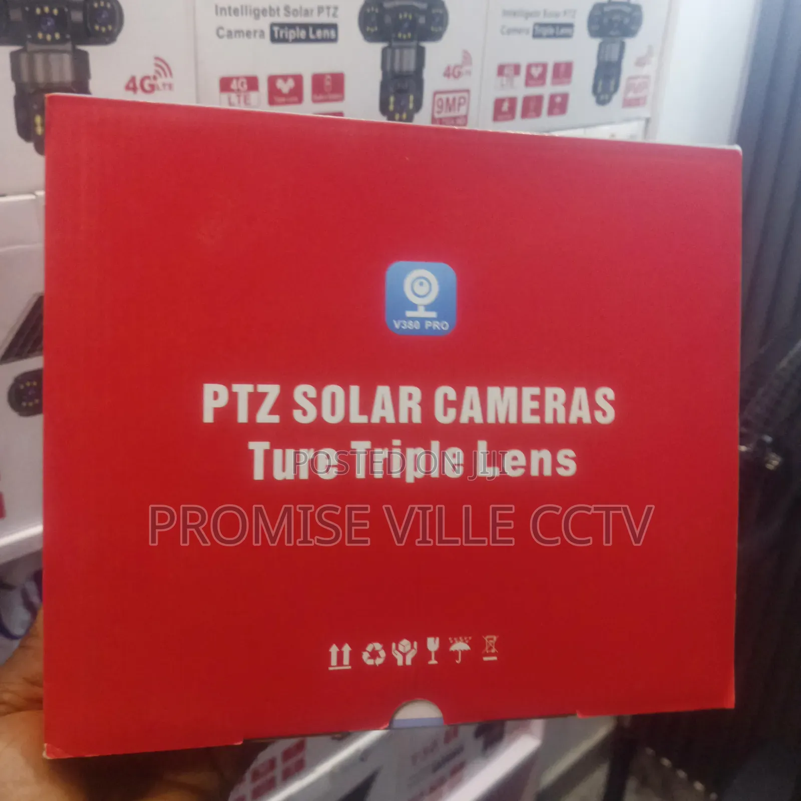 Reliable 3 Face Solar Camera