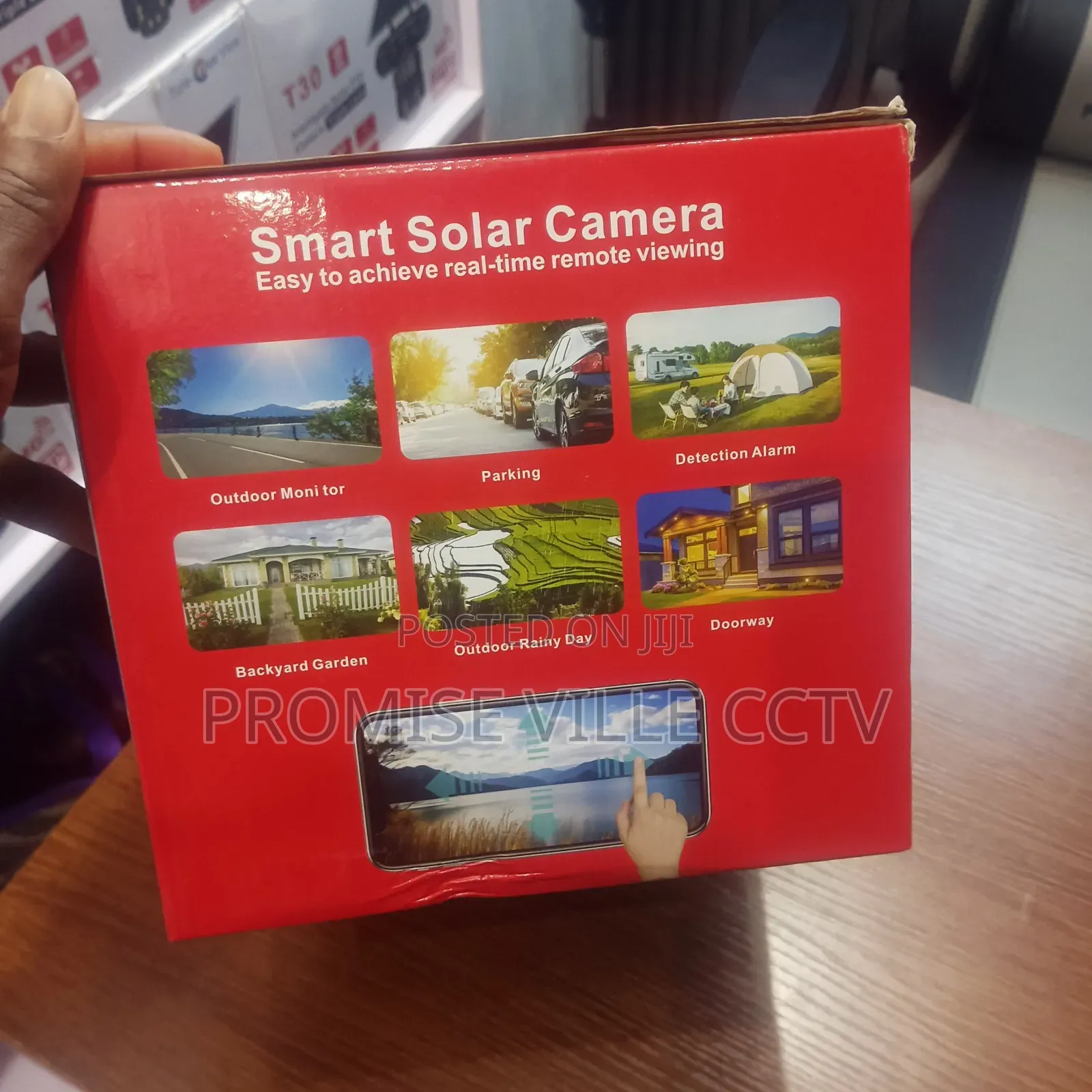 Reliable 3 Face Solar Camera