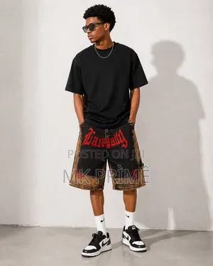 Men's Premium Washed Denim Shorts