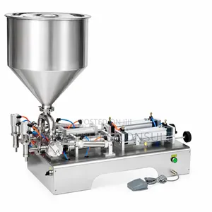 Double Head Paste Liquid Filling Machine 100ml–1000ml, Cream, Food