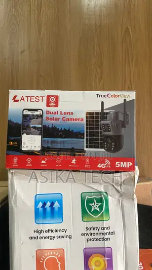 Dual Lens PTZ Solar Camera 8MP | 4G LTE