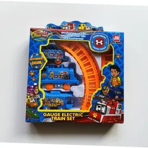 Car Track Parking Garage Rail Train for Kids