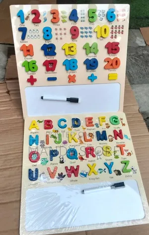 Puzzles Hand-Held Alphabet Letter Board Learning