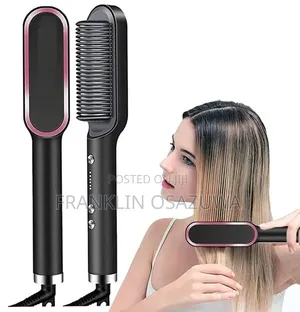 Electric Hair Straightening Brush –Ceramic Hot Comb