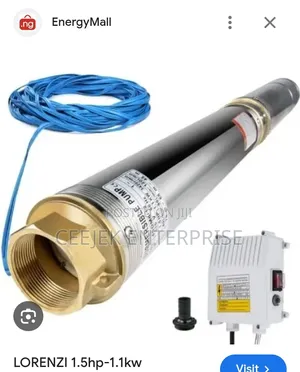 1.5h Lorenzi Sumbersible Pump, With Full 100% Copper Coil