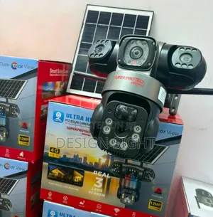 3 Lens Solar CCTV Camera V380
