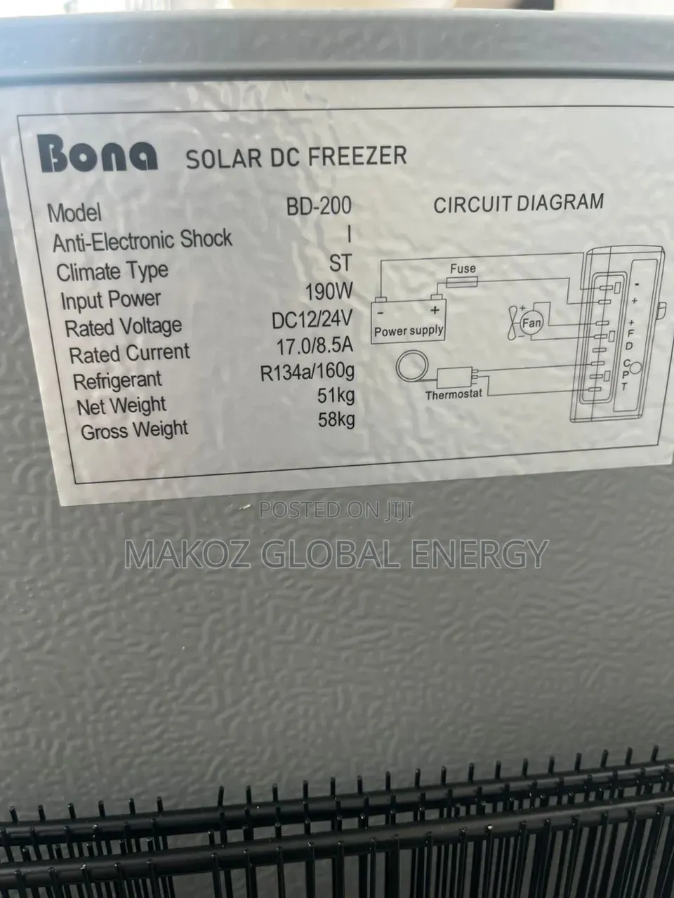Bona AC/DC Ice Maker 200L