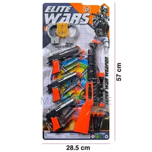 Cup Gun Set With Target Board Child-Friendly Role-Playing Toys