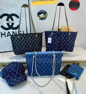 Luxury Monogram Women's Chain Tote Handbag – Large Capacity Shoulder