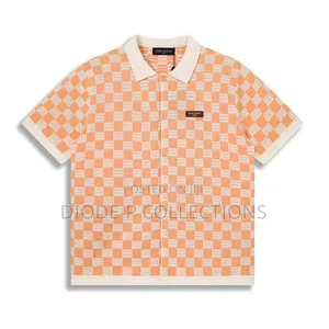 Luxury Louis Vuitton Collar Neck Polo