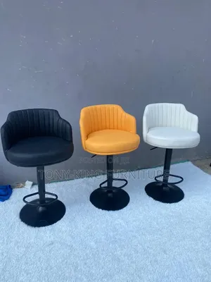 Exclusive Adjustable Height Air-Lift Swivel Stool