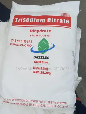 Trisodium Citrate (Sodium Citrate E331) – Food Grade, 25kg Bag