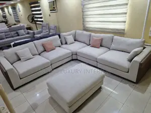 Modern Luxury L-Shaped Corner Sofa Set