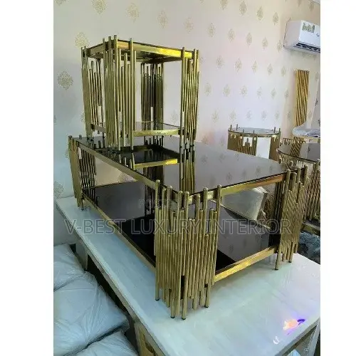 Modern Imported 3-Piece Marble Centre Table Set