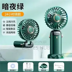 Mini LED Digital Display Fan (Wholesale Price - Party Sourvenir)