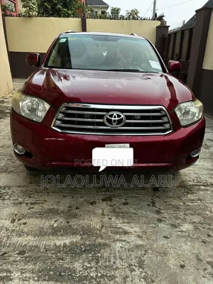 Toyota Highlander 2008 Red