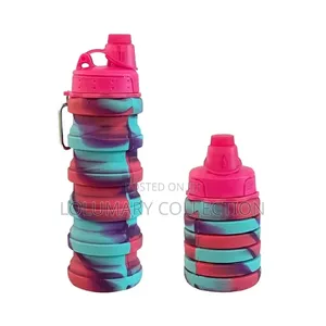 Foldable Silicone Water Bottle Reusable Travel Sports Bottle