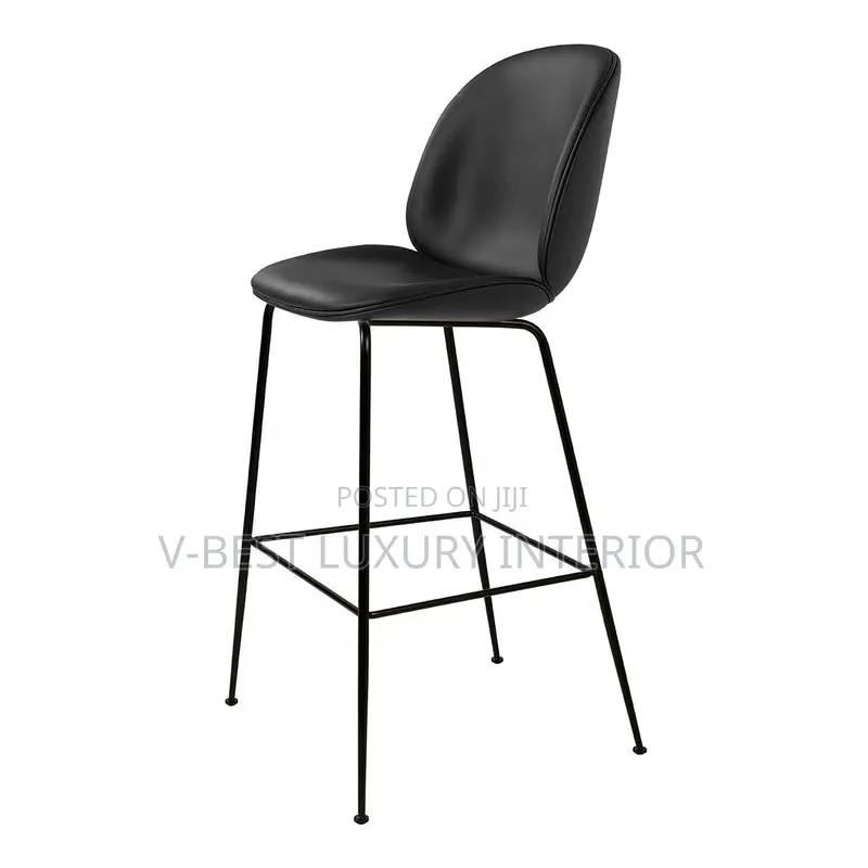 Modern Imported Fabric Bar Stool With Backrest