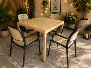 Modern Imported 4 Seater Outdoor Dining Set