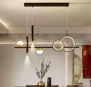 Modern Minimalist LED Pendant Light With Remote Control Spot Lamp