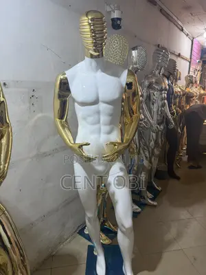 White Nd Gold Male Mannequin