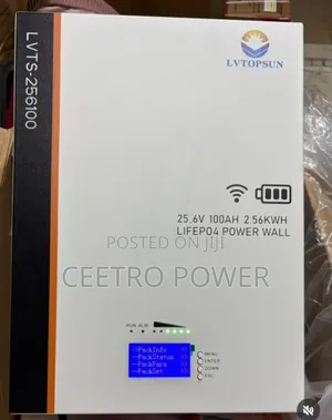 Lvtopson 2.5kwh 25.6v Lithium Battery 100ah