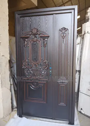 4ft Extra Height Royal Walnut Luxury Security Door