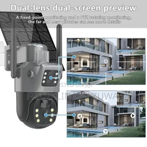 360° Solar Security Camera With AI Motion Detection Night Vision