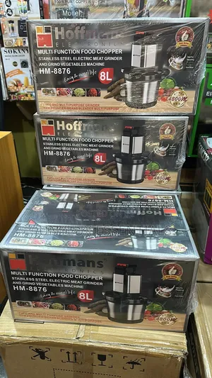 Hoffsman 8L Food Processor/Yam Pounder. Three Speed