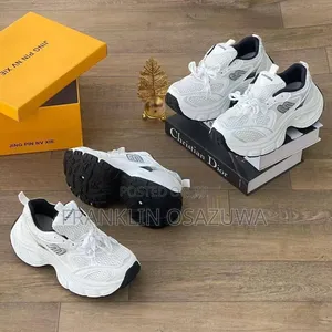Fashion Chunky White Sneakers for Men Women – Brand New