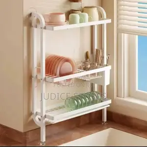 Wall Mounted Kitchen Plate Organizer