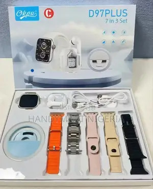 Okpu D97 Plus 7-in-3 Smart Watch Gift Set 22% OFF