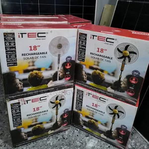 ITEC 18 Inches Solar Rechargeable Fan