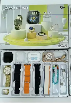 Y3000 Ultra3 12-in-1 Premium Smart Watch Gift Set 20% OFF