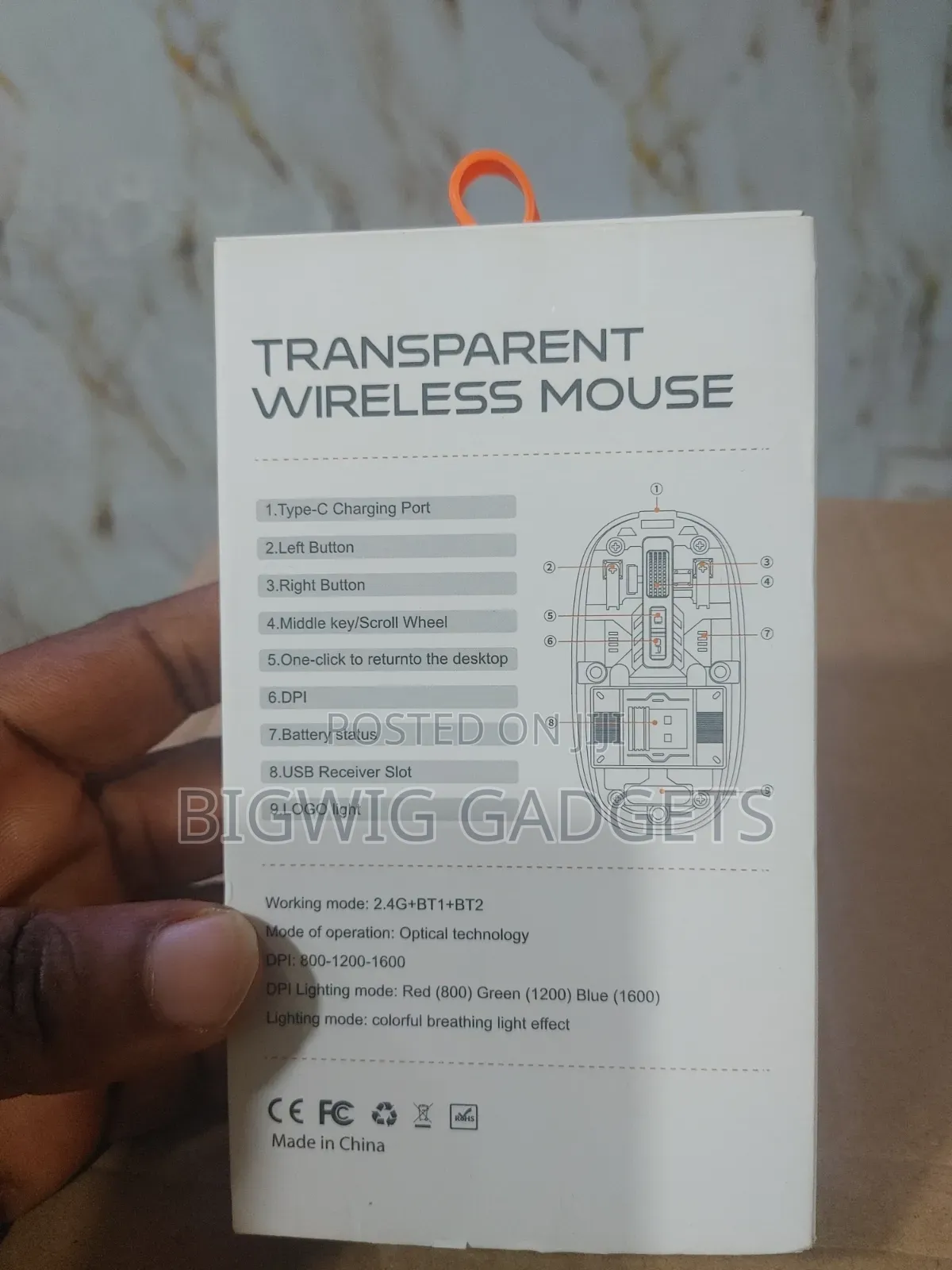 Transperent Wireless Mouse