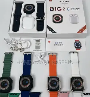 I8 Ultra Smart Watch Earbuds Combo