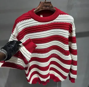 Elegant Men's Crew Neck Pullover Sweater – Premium Knitwear