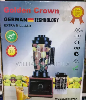 Golden Crown 4L 2-in-1 Commercial Blender 12000W – Heavy Duty